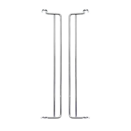 Quantum Storage Systems One Hanger Pair For Qmb524C/Qmb530C/Qmb535C, Chrome, PK2 HMB524/530/535C